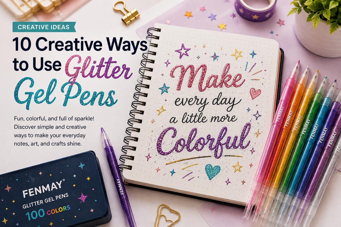 10 Creative Ways to Use Glitter Gel Pens