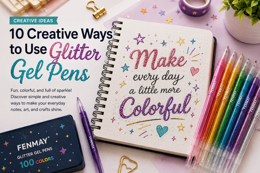10 Creative Ways to Use Glitter Gel Pens