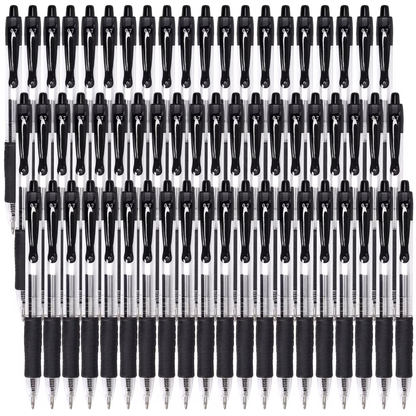 Fenmay Gel Pens,2 Pack 30 Retractable Black Gel pens,Smooth Writing(0.7mm) gel ink pens for office & students
