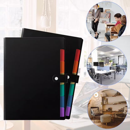 Fenmay 7-Pocket Expanding File Folder 3 Pack, Durable Accordion Document Organizer